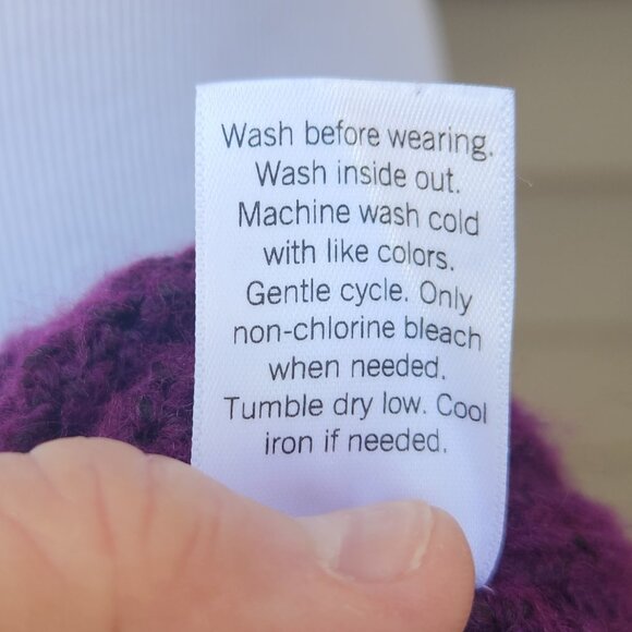 Nine West Plus Purple Turtleneck Sweater 221460 Solid Ribbed Trim - Picture 14 of 14